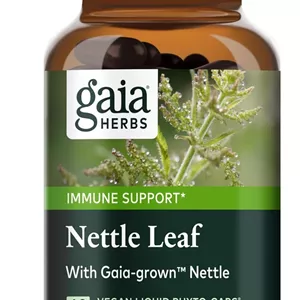 برگ گزنه Gaia Herbs - پشتیبانی از سلامت تنفسی و ایمنی* - مکمل با عصاره برگ گزنه - وگان، بدون گلوتن، بدون سویا - 60 کپسول فیتو مایع (30 سروینگ)