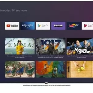 تلویزیون هوشمند 65 اینچ 4K جی وی سی اندروید 11 با دستیار گوگل، گوگل پلی و کروم کست داخلی - LT65N7125A
