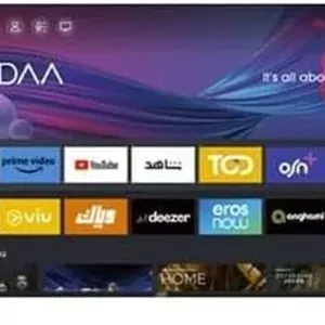 تلویزیون هوشمند 4K UHD بدون حاشیه جی وی سی 43 اینچ مدل LT-43N7115 مشکی با ساندبار جی وی سی