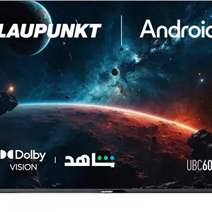 تلویزیون 55 اینچ Blaupunkt | تلویزیون 4K UHD و Android TV 11 – سری UBC6000D تلویزیون LED | Dolby Vision & Atmos | فناوری MEMC | تلویزیون داخلی Chromecast | دستیار گوگل | مهندسی عالی آلمان