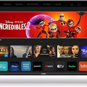 تلویزیون هوشمند 32 اینچی VIZIO سری D با کیفیت Full HD 1080p، دارای Apple AirPlay و Chromecast داخلی، قابلیت Screen Mirroring برای صفحات نمایش دوم و بیش از 150 کانال پخش رایگان (D32f-G61, 2020)