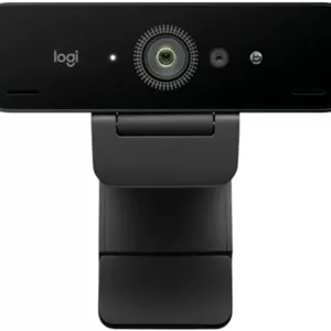 وب کم 4K لاجیتک Brio، تماس ویدیویی، میکروفون حذف نویز، تصحیح نور خودکار HD، میدان دید گسترده، سازگار با Microsoft Teams، Zoom، Google Voice، Google Meet، PC/Mac/Laptop/Macbook/Tablet