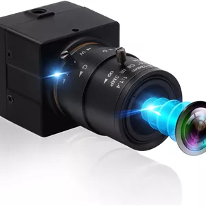 دوربین USB 4K با لنز وریفوکال دستی 2.8-12 میلی‌متری 4X، دوربین USB فوق‌العاده HD 2160P سازگار با UVC، وب‌کم نمای نزدیک، پشتیبانی از OpenCV، وب‌کم کامپیوتر USB برای تماس کنفرانسی و پخش زنده