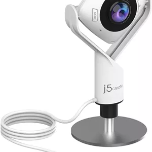وب‌کم 360 درجه جلسه جی 5 کریت - دوربین کنفرانس ویدیویی 1080P HD با میکروفون با کیفیت بالا، USB-C | برای کنفرانس ویدیویی، کلاس های آنلاین و همکاری (JVCU360)