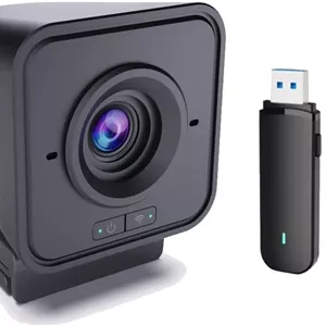 وب‌کم بی‌سیم HD 1080p پروژه تلکام مارکونی | 2 مگاپیکسل | USB | PC | لپ‌تاپ | استریمینگ | میکروفون داخلی | تماس کنفرانس ویدیویی | وبینارها | گیمینگ | سازگار با Ecamm Live