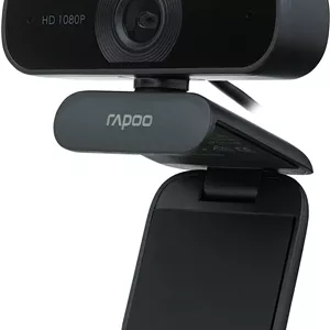 وب کم رپو 1080P، دوربین HD با میکروفون، دوربین کامپیوتر USB مدل C260، میکروفون دوگانه کاهش نویز داخلی، زاویه دید عریض 95 درجه، اتصال آسان، مناسب برای زوم/اسکایپ/تیمز، کنفرانس و تماس های ویدیویی