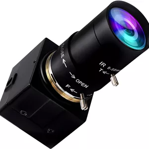 وب‌کم USB با لنز وریفوکال و دوربین کوچک 2.8-12mm CMOS OV2710 USB، وب‌کم 2 مگاپیکسلی با سرعت بالا 100 فریم بر ثانیه، پشتیبانی از Full HD 1080P سازگار با اکثر سیستم‌عامل‌ها، فوکوس قابل تنظیم، وب‌کم USB2.0 با سرعت بالا