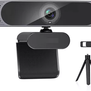 وب کم، دوربین وب USB با کیفیت 4K 1080P FHD با فوکوس خودکار، دوربین وب کامپیوتر برای پخش زنده، کنفرانس کاری، تماس های ویدیویی (4K)