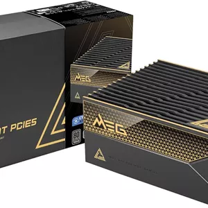 منبع تغذیه گیمینگ MSI MEG Ai1600T PCIE5 ATX 3.1 - تمام ماژولار - دارای گواهینامه 80 Plus Titanium با توان 1600 وات - دارای خازن های ژاپنی 105 درجه سانتیگراد - PSU ATX - 12 سال