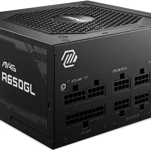 منبع تغذیه 650 وات MSI MAG A650GL با گواهینامه 80 پلاس گلد