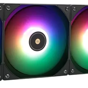 خنک کننده آبی پردازنده Thermalright Frozen Notte 360 Black ARGB، مشخصات خنک کننده پردازنده 360 Black، 3 عدد فن PWM 120 میلی متری، بلبرینگ های S-FDB V2، مناسب برای AMD/AM4/AM5، Intel 1700/1150/1151/1200/2011