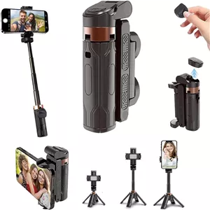 مونوپاد و سه‌پایه گوشی مدل Pocket Flex رنگ مشکی
