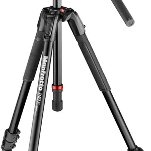 Manfrotto Nitrotech Mvk500190Xv N12 هد فیلمبرداری به همراه سه پایه دو پایه کربنی Ms 100/75 mm