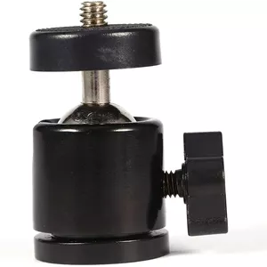 پایه نگهدارنده سر توپی کوچک Tihebeyan برای سه پایه دوربین، نگهدارنده سر توپی 360 درجه، طراحی ضد لغزش برای محافظت بهتر، سر توپی سبک وزن 75 گرمی برای حمل و بسته بندی آسان