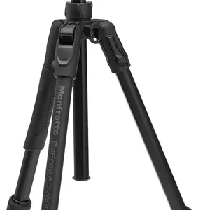کیت سه پایه مسافرتی آلومینیومی 4 قسمتی Manfrotto Befree Advanced AS Twist به همراه هد توپی مرکزی 494، مشکی