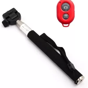 مونوپاد بلوتوثی مدل Retractable رنگ مشکی قرمز