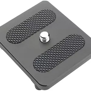 AECAM - صفحه اتصال سریع دوربین DSLR، آداپتور صفحه سه پایه با پیچ 1/4 اینچ برای سه پایه Weifeng 531B 6663H 6664H