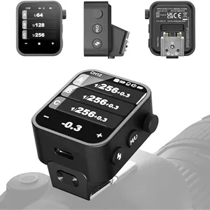 فلاش تریگر بی سیم گودکس X3-S برای دوربین های سونی، سیستم بی سیم 2.4G X اتوفلش TTL HSS1/8000s OLED صفحه لمسی با روشنایی بالا 16 گروه و 32 کانال باتری لیتیومی 850mAh داخلی