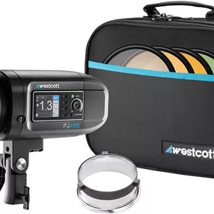 فلاش استروب 400Ws Westcott FJ400 با باتری AC/DC