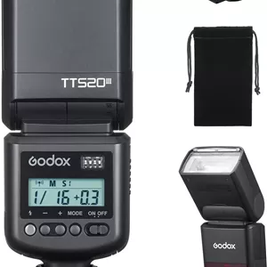 فلاش اسپیدلایت دوربین گودکس TT520III Thinklite Digital GN33 با کنترل نوری S1/S2 و طراحی کفشک تک اتصالی