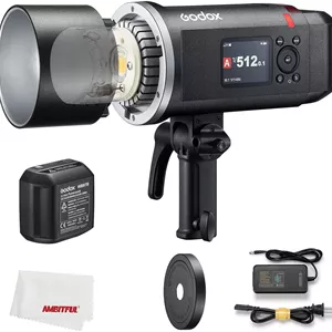 فلاش استودیویی بیرونی گودکس AD600 BM II، 600Ws، سیستم وایرلس 2.4G، TTL GN87 HSS 1/8000s، لامپ مدلینگ 40W 4800K±300K، زمان بازیافت 0.01s~0.9s، 1/1 تا 1/512 با 10 استاپ قدرت (به روز رسانی AD600BM)