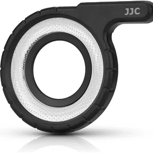 نور حلقه ای ماکرو JJC برای دوربین های سری Olympus Tough TG، راهنمای نور LED جایگزین Olympus LG-1، رنگ نور روز، بسته 1 عددی