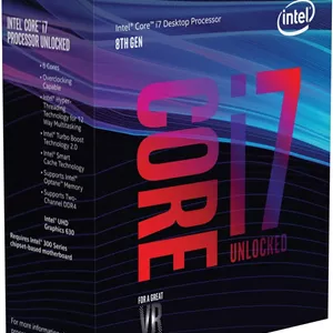 پردازنده دسکتاپ اینتل Core i7-8700K Coffee Lake نسل هشتم 6 هسته ای 3.7 گیگاهرتز LGA1151 Intel UHD Graphics 630 | BX80684I78700K