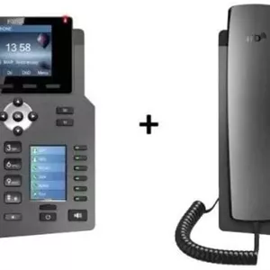 تلفن تحت شبکه Fanvil X4 با 4 خط SIP، قابلیت PoE، بسته 2 عددی