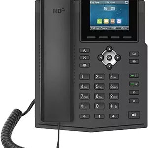 تلفن تحت شبکه گیگابیتی Fanvil X3SG با 4 خط SIP، 2 کلید خط و صفحه نمایش رنگی 2.8 اینچی