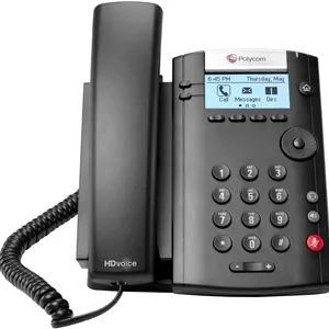 تلفن رومیزی IP Polycom VVX 201 HD مناسب کسب و کار (بدون منبع تغذیه)
