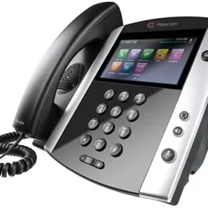 تلفن ویپ پلی‌کام VVX 600 با قابلیت PoE (2200-44600-025)