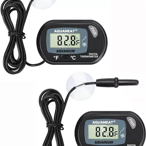 دماسنج آکواریوم MAKINGTEC، بسته 2 عددی، دماسنج دیجیتال، دماسنج تراریوم، تست دمای آب تراریوم، با صفحه نمایش LCD بزرگ