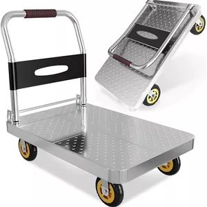 چرخ دستی تاشو Fohome مدل Folding Hand Truck تحمل وزن 400 کیلوگرم