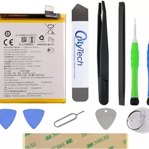 کیت تعمیر باتری جایگزین ممتاز BLP685 برای OnePlus 6T / OnePlus 7 - 3700mAh - کیفیت مشابه به همراه 10 ابزار و چسب