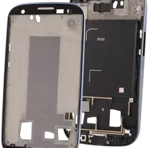 HUE AYSMG 2 در 1 برای گلکسی S III / i9300 (برد میانی LCD جدیدشاسی جلویی) (نقره ای) (رنگ: آبی تیره)
