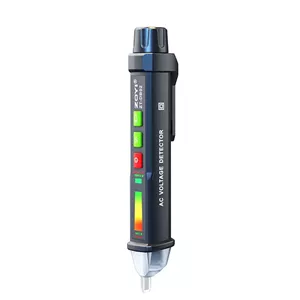 قلم تست ولتاژ غیر تماسی، تستر الکتریکی، تستر ولتاژ 12V-1000V با حساسیت دوگانه، هشدار LED، یابنده نقطه شکست سیم، بدون باتری