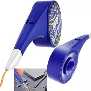 فتیله سیم لحیم، فتیله های بافته شده برای برداشتن لحیم، پاک کننده فتیله لحیم، سیم قلع گیر فتیله ای ضد سوزش برای تعمیر قطعات الکترونیکی (عرض 3.5 میلی متر، طول 2 متر)