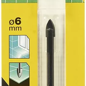 مته کاشی و شیشه استنلی فت مکس STA53237-QZ، قطر 6 میلی متر، طول کلی 76 میلی متر