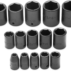 مجموعه آچار بکس ضربه ای پروتو، درایو 1/2 اینچ، 15 عددی (J74104)