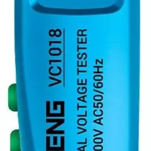 قلم تست ولتاژ دیجیتال غیر تماسی یونی تی مدل VC1018 با صفحه نمایش LCD، محدوده 12 تا 1000 ولت، قلم تست چند منظوره AC/DC، تست پیوستگی الکتریکی و تست باتری با آلارم صوتی و نوری