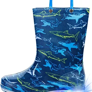 چکمه بارانی پسرانه HugRain مدل Shark سایز 5