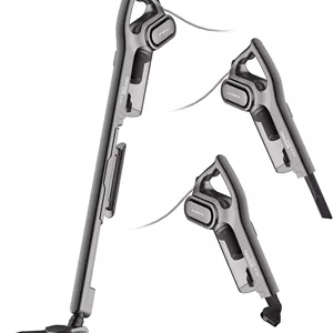 جاروبرقی عصایی و دستی Deerma Dx700S 2in1 با مخزن گرد و غبار بزرگ، صدای کم و فیلتر سه گانه، خاکستری، نوع دوشاخه: EU