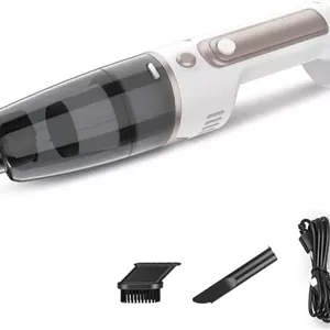 جاروبرقی خودرو، جاروبرقی دستی قابل حمل با قدرت بالا 4500PA/80W/DC7.4V، دارای سیم برق، کیت تمیز کننده لوازم جانبی داخلی خودرو