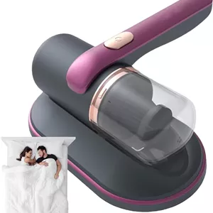 جاروبرقی تخت خواب بی سیم | جاروبرقی دستی | دستگاه تمیز کننده قابل حمل بی سیم 68 وات با قدرت مکش 10 کیلو پاسکال برای از بین بردن موی حیوانات خانگی، گرد و غبار، مناسب برای تخت، بالش، مبل، مبلمان، خودرو، فرش و تشک