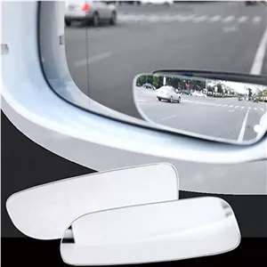 آینه نقطه کور KASTWAVE، آینه های جانبی محدب قابل تنظیم دید 360 درجه با زاویه دید فوق العاده عریض برای ایمنی ترافیک خودرو، کامیون و ون
