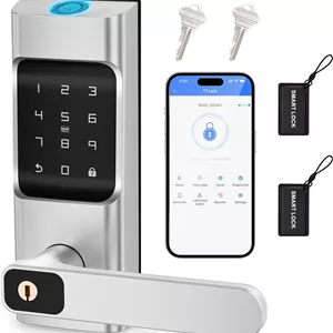 قفل هوشمند درب مدل Fingerprint ظرفیت 6 کاره