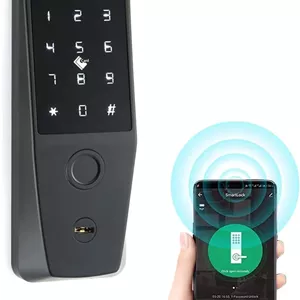 قفل هوشمند درب مدل Fingerprint رنگ مشکی