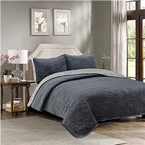 لحاف روتختی دو نفره GBMULG مدل گل‌دار ابعاد 230x250 سانتی‌متر 