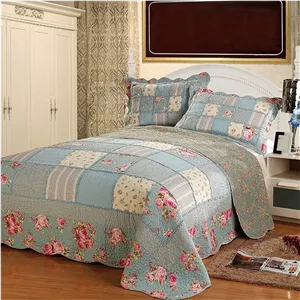 لحاف روتختی چهل‌تکه مدل Patchwork ابعاد ۲۳۰ در ۲۵۰ سانتی‌متر 