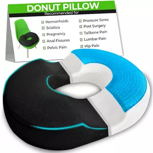 بالش طبی نشیمنگاه مدل Donut Memory Foam
